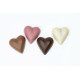 Coeurs fourré praliné
