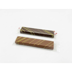 Barre de chocolat pop corn LAIT ou NOIR