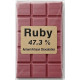 Chocolat ruby (naturellement rose)